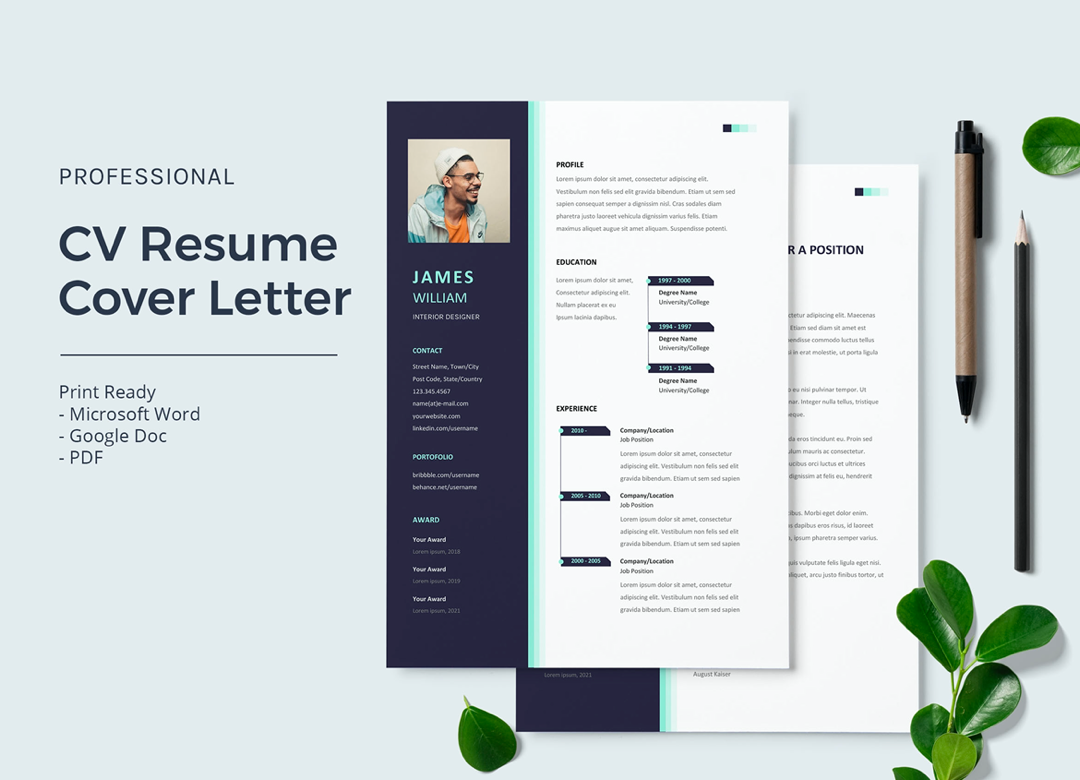 Danni Buxton - CV Resume Template | Designspace