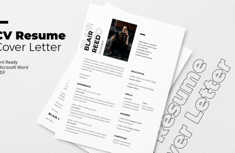 Cv/Resume Template from designspace.io