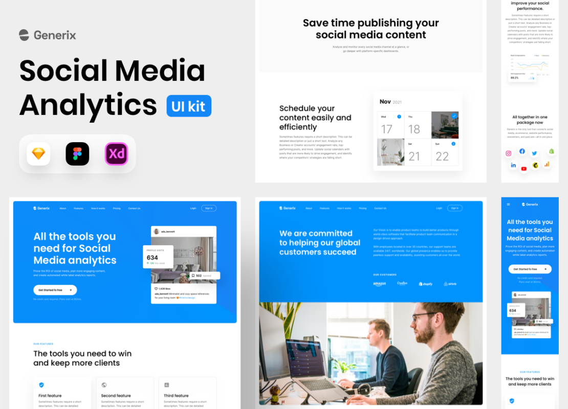 Cuboid Multi Purpose Dashboard UI Kit | Designspace