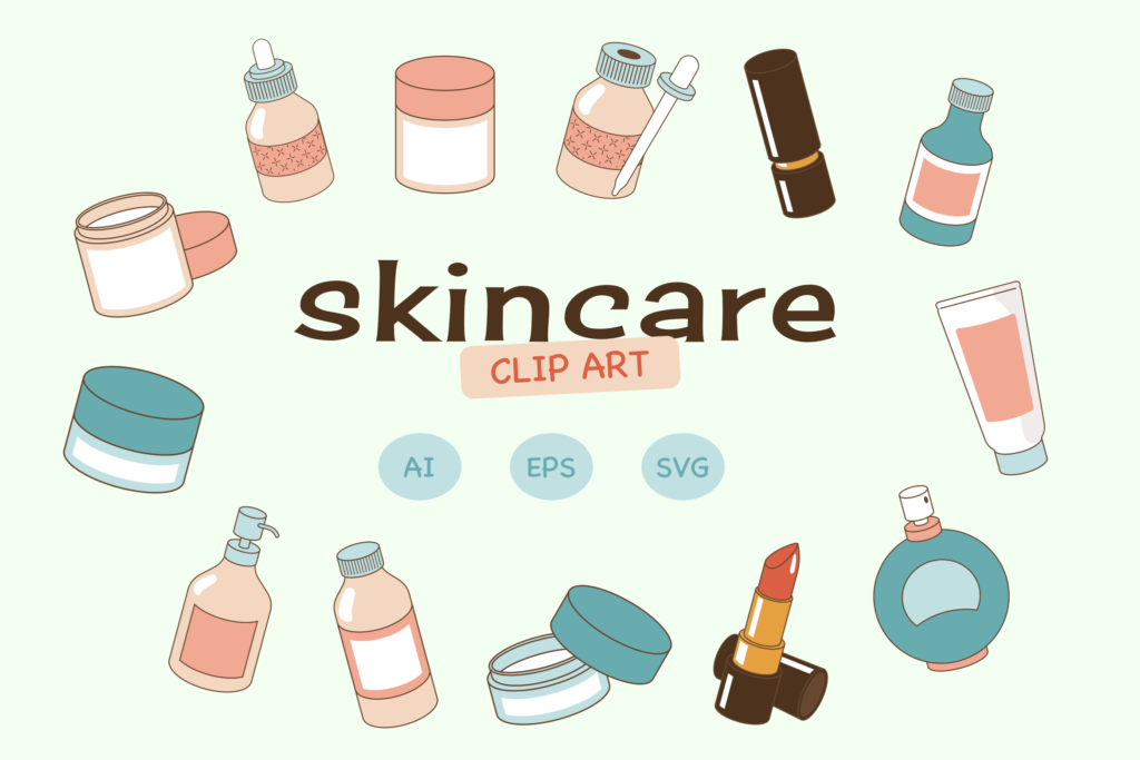 Skincare Clip Art | Designspace