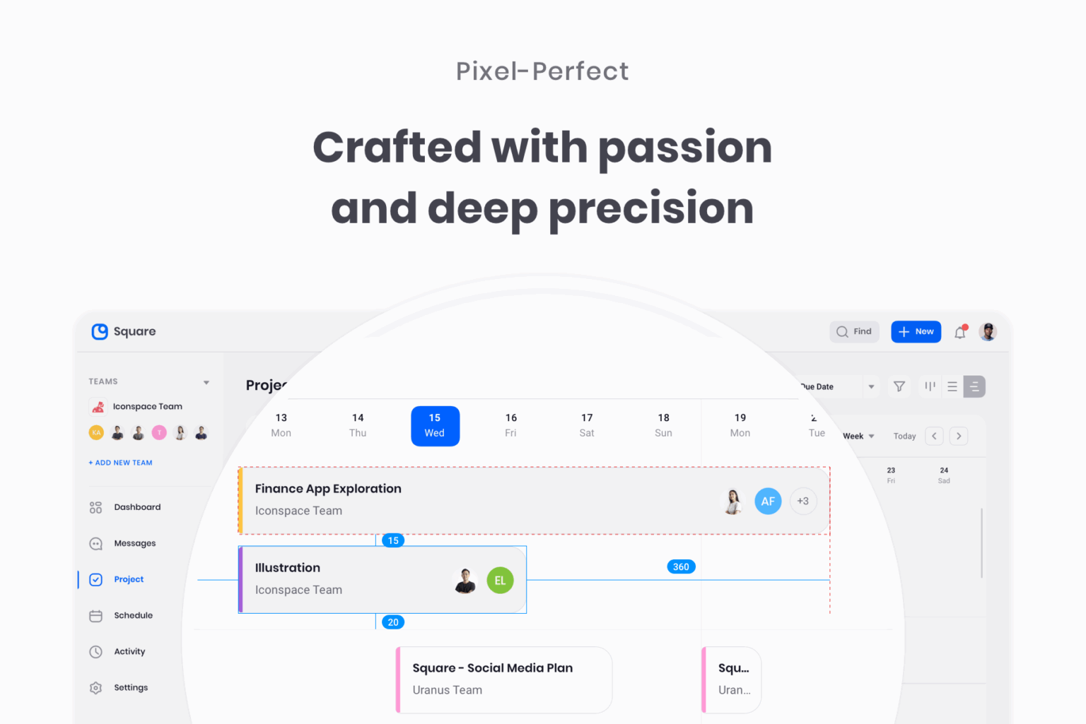 Square : Dashboard UI Kit - Designspace