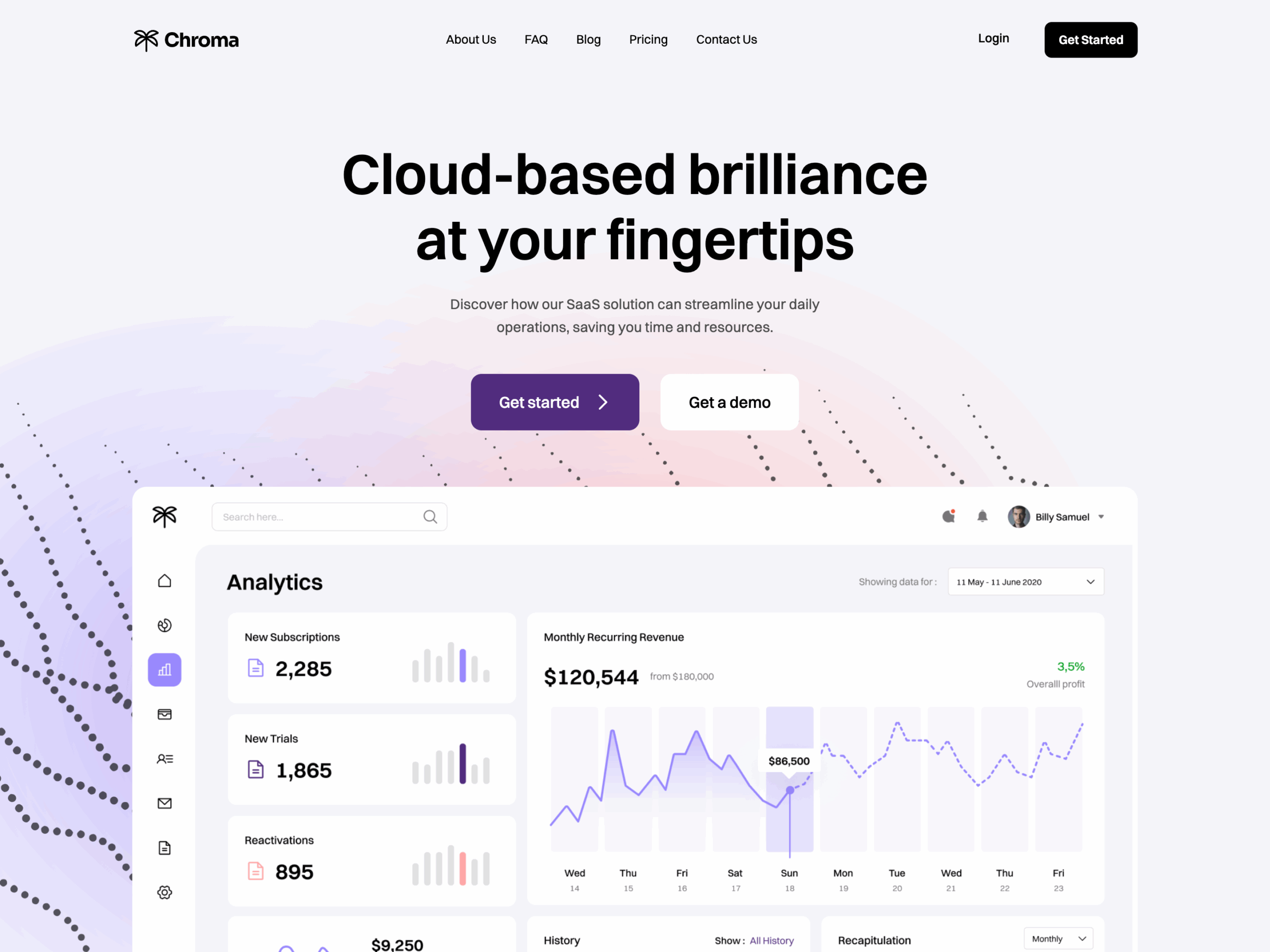 Chroma: Modern SaaS Website Coded Template