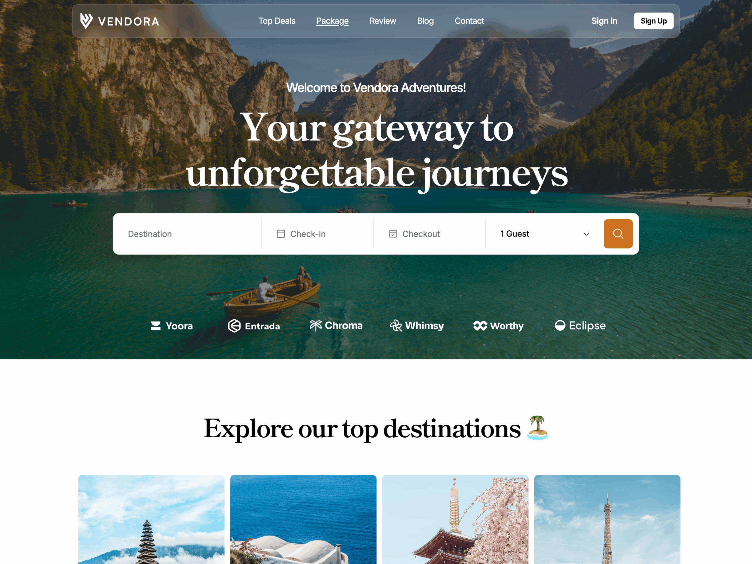 Vendora: E-commerce Website Coded Template (HTML version)