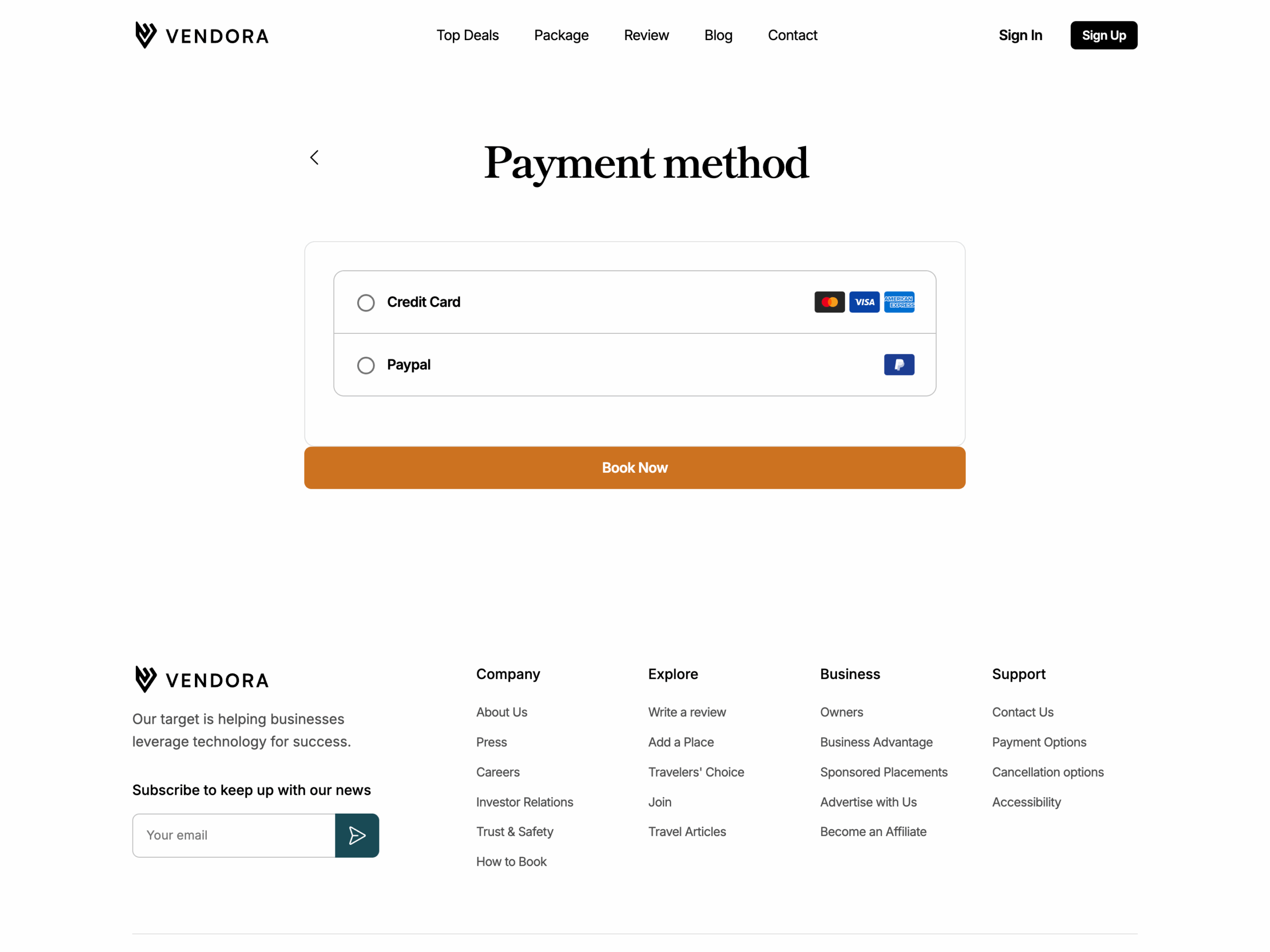 Payment Method