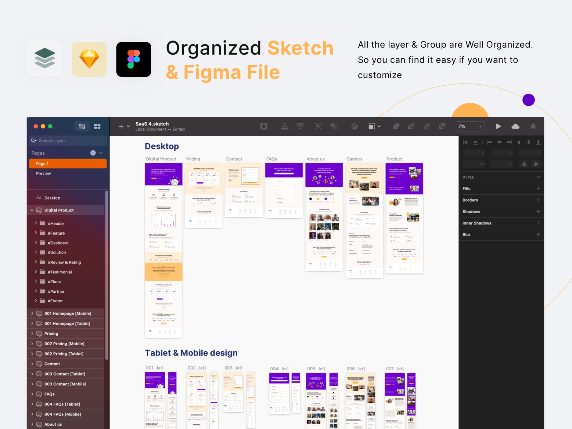 Oval: SaaS Platform Landing Page UI Kit – vol. 4