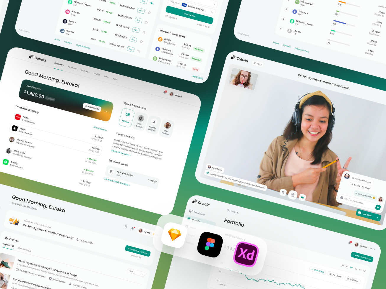 Cuboid Multi Purpose Dashboard UI Kit