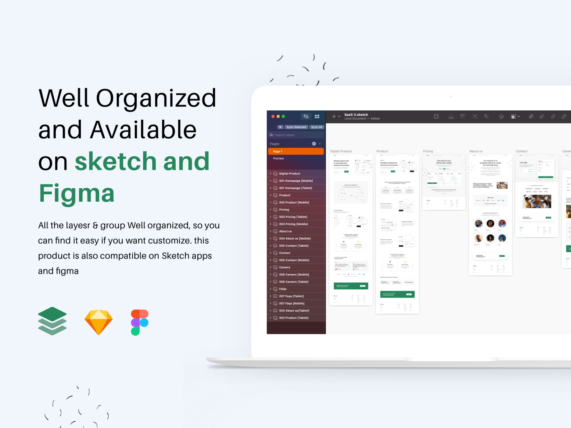 Oval: SaaS Platform Landing Page UI Kit – vol. 3