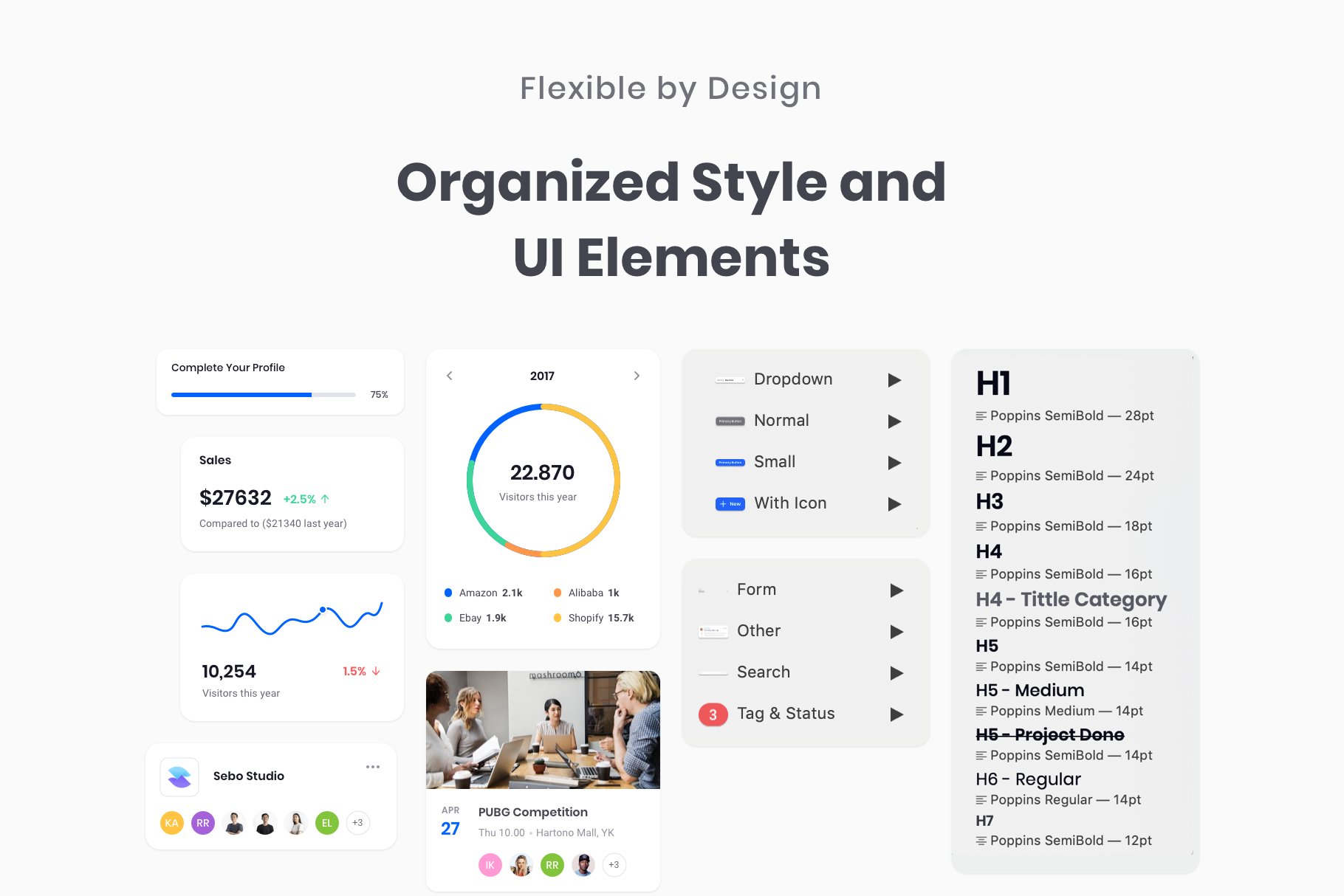 Square : Dashboard UI Kit