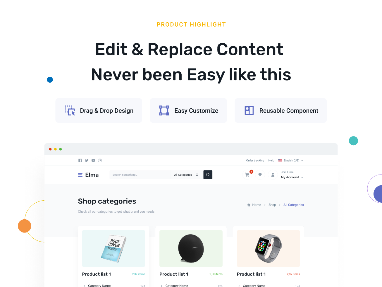 Elma e-Commerce UI Kit