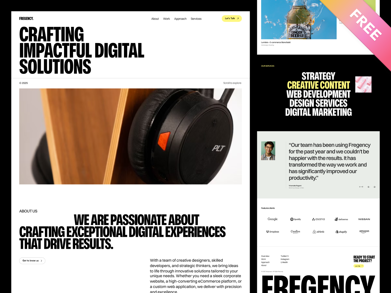 Agency Portfolio - Landing Page UI Kit