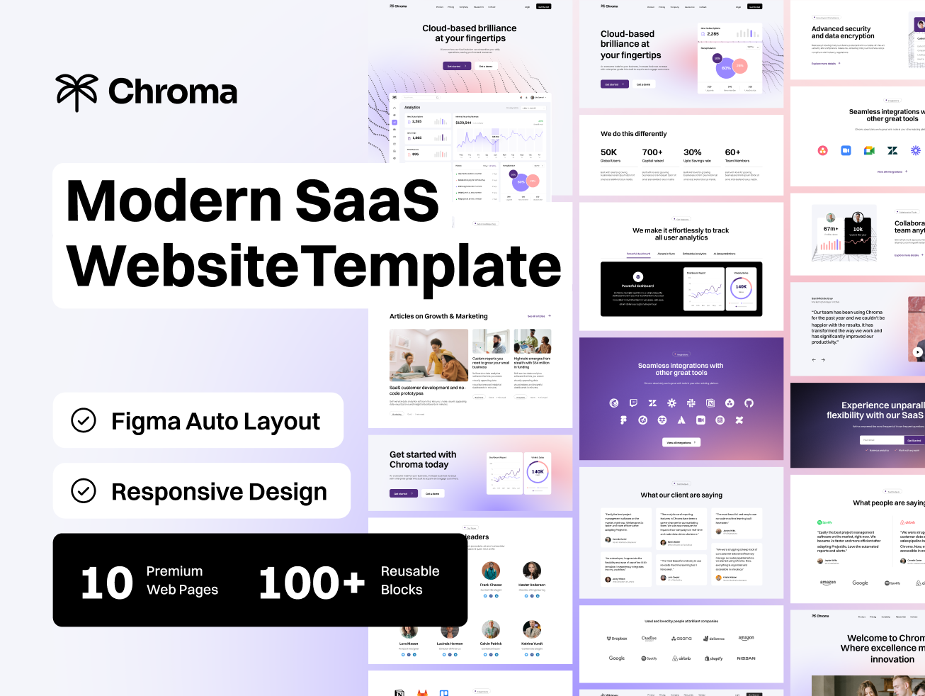 Chroma : Modern SaaS Website Template