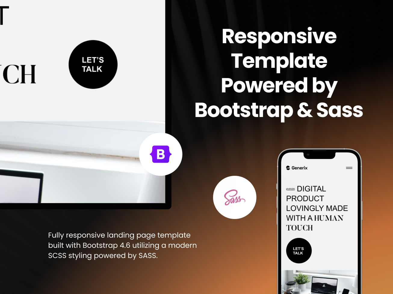 Generix Landing Page HTML Template Bundle