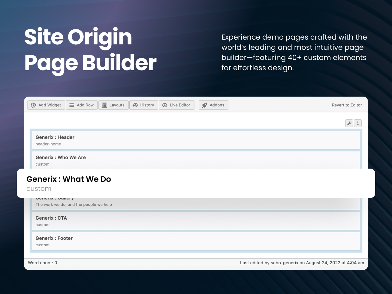 Generix Landing Page Wordpress Template Bundle