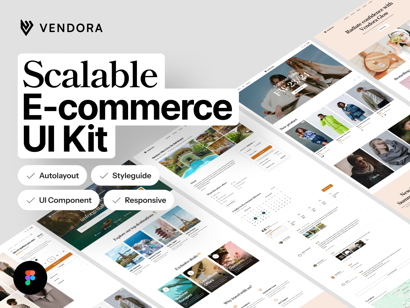 Vendora: E-commerce UI Kit Template