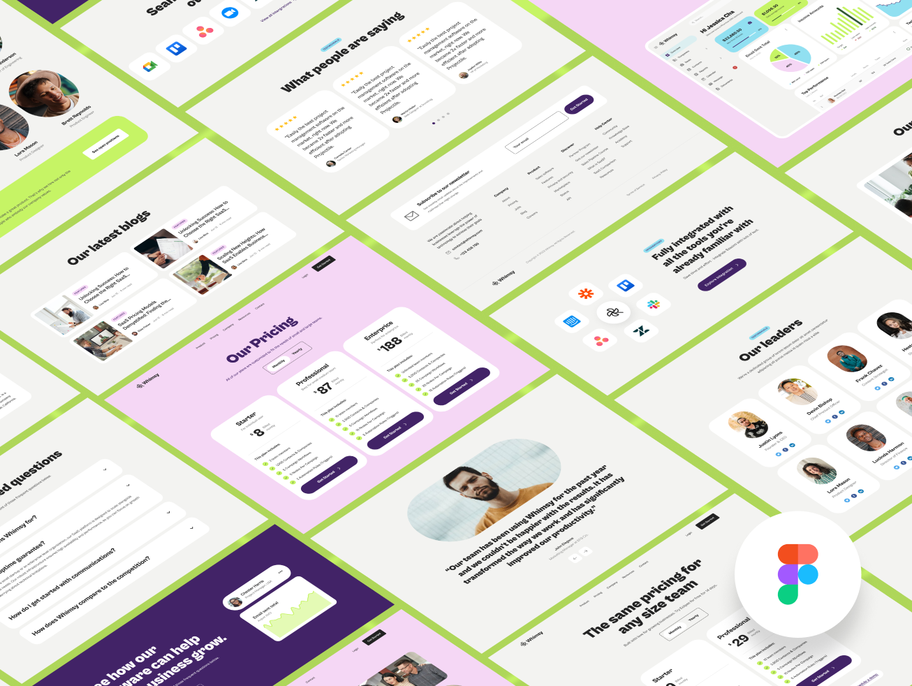 Whimsy Responsive Modular Web Design Template
