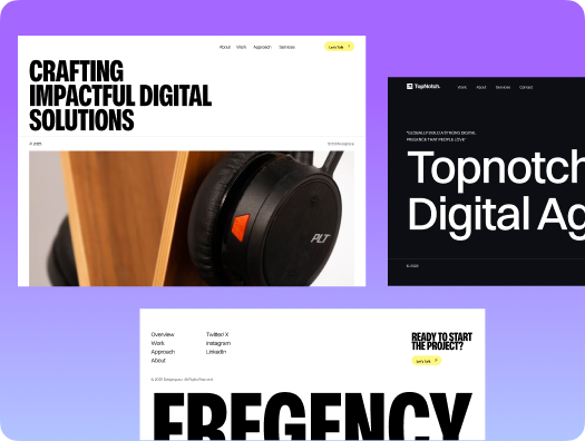 Agency Website UI Kit